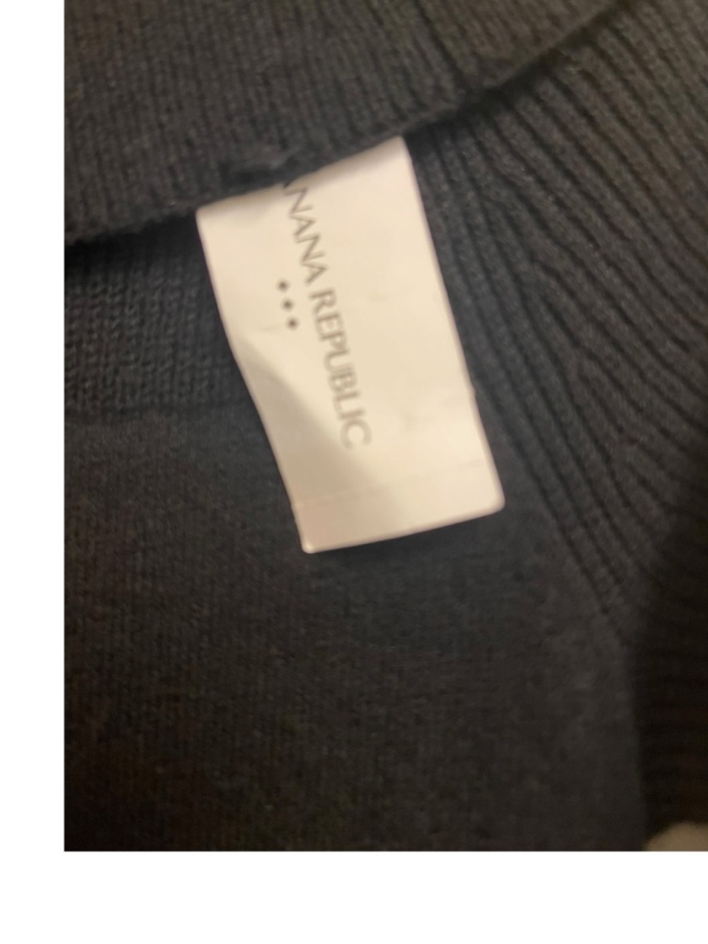 Banana Republic Black Off Shoulder Rib Knit Maxi Dress XS NEW - Picture 5 of 7